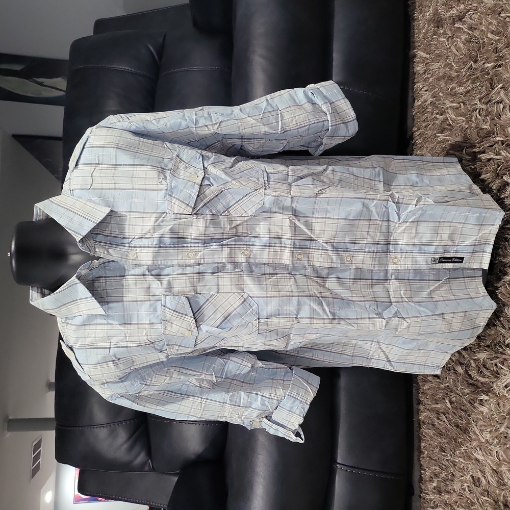 Plaid Button Down Long Sleeve Shirt